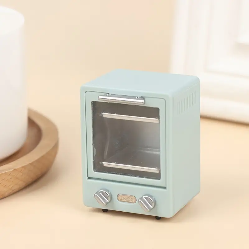 Mini horno de microondas de simulación de casa de muñecas - Temu