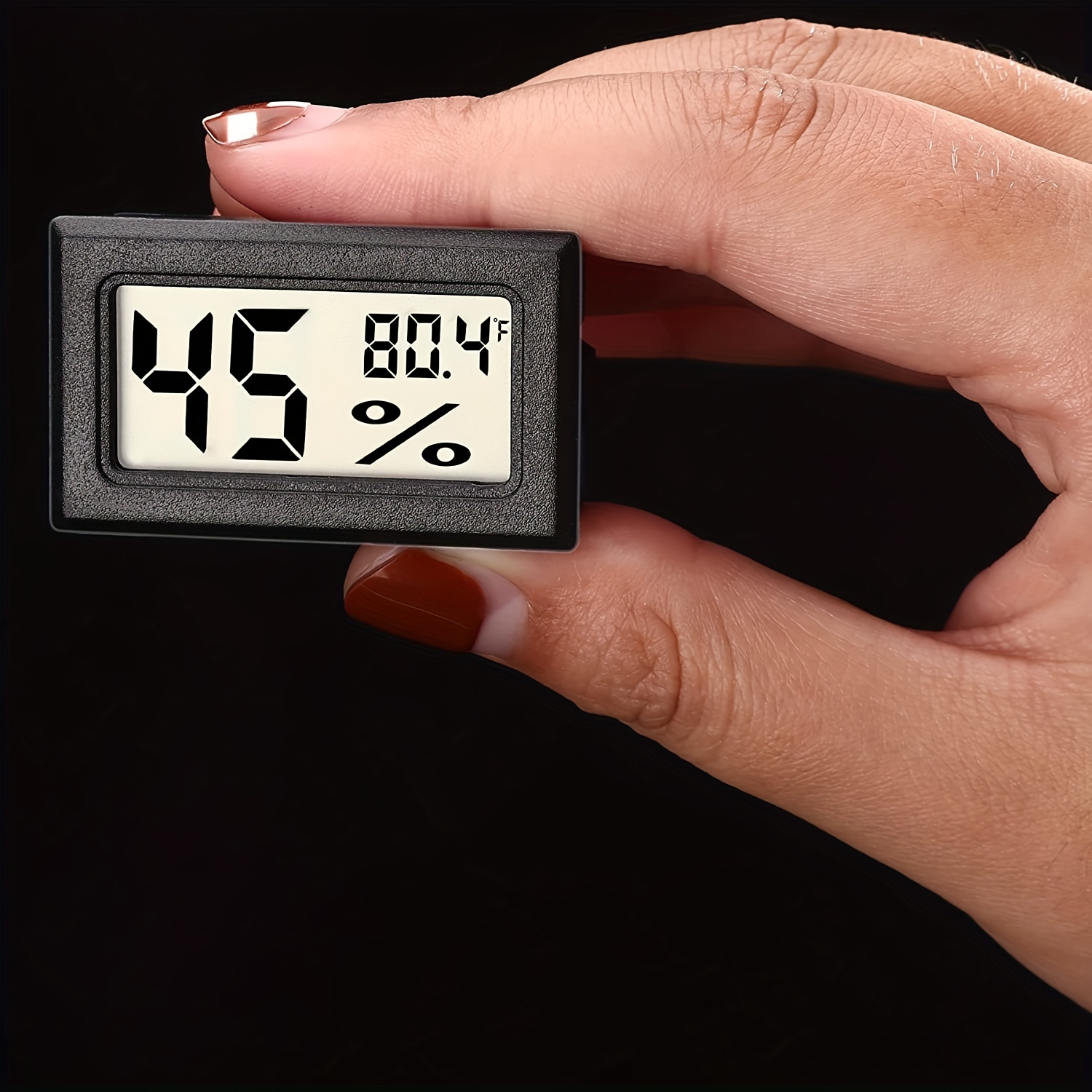 Accurately Monitor Home's Temperature Humidity Mini Lcd - Temu