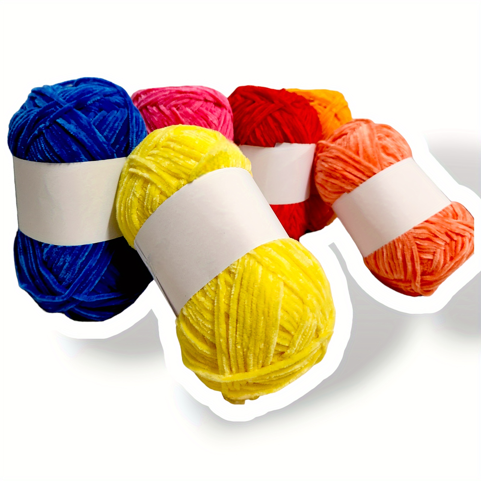 Upgraded Version Of Soft Chenille Yarn In 100% Polyester - Temu