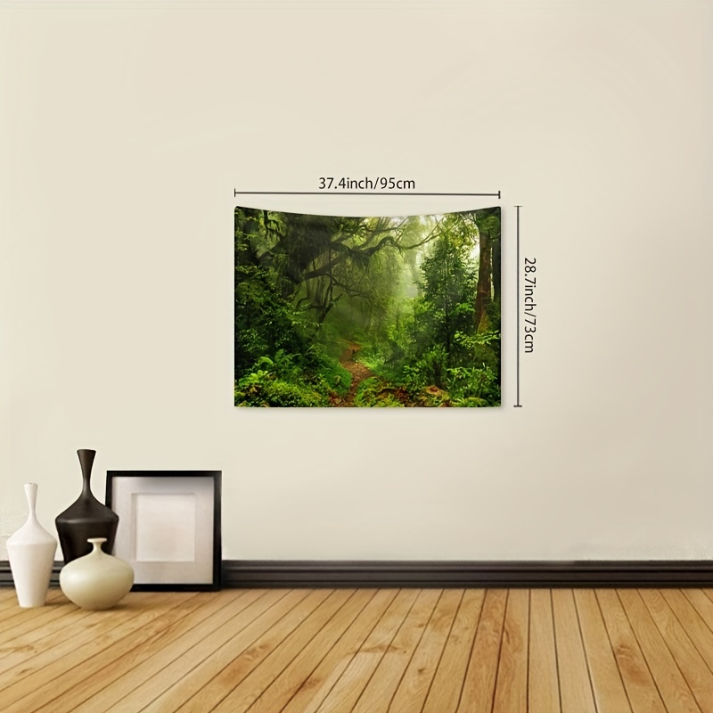 Arazzo Albero Arazzo da Parete Grande Verde Foresta Stampa 3D Arazzi da  Parete 305x230 cm, Decorazioni da Parete per Casa Soggiorno Camera da Letto