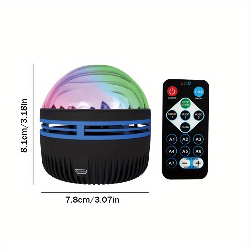 Star Projector 7 Color Patterns Remote Control Galaxy - Temu