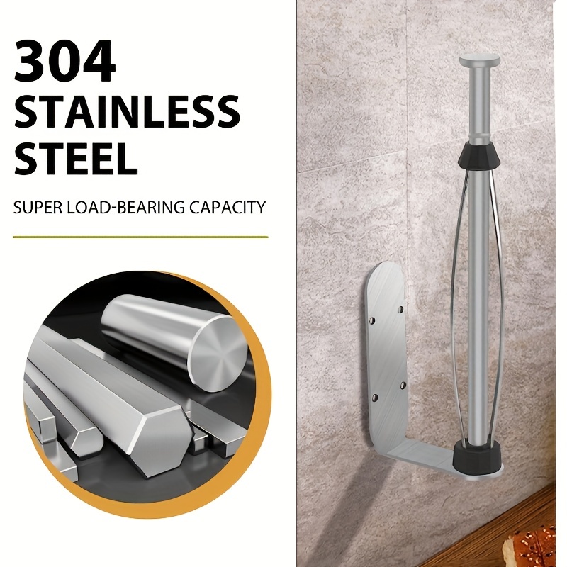 Stainless Steel Paper Towel Holder Heavy Duty Wall Mounted Self