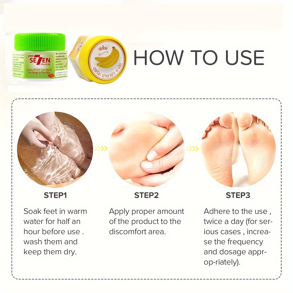 20g foot Dead Skin Remover banana oil Anti-drying crack foot cream cracked  heel repair hand