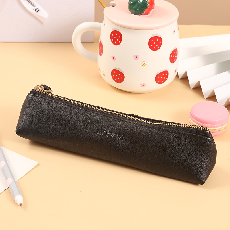 1pc Pencil Pouch, Small Pencil Cases, Aesthetic Pen Case Organizer With  Zipper, Portable Pencil Bag Makeup Bag, Cute Stationary Bag For Teens Girls  Women School Adults