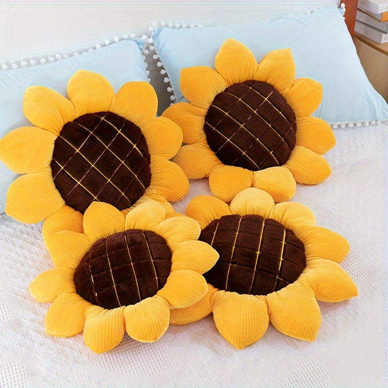 Adorable Sunflower Daisy Pillow Plush Toy Perfect For Home - Temu