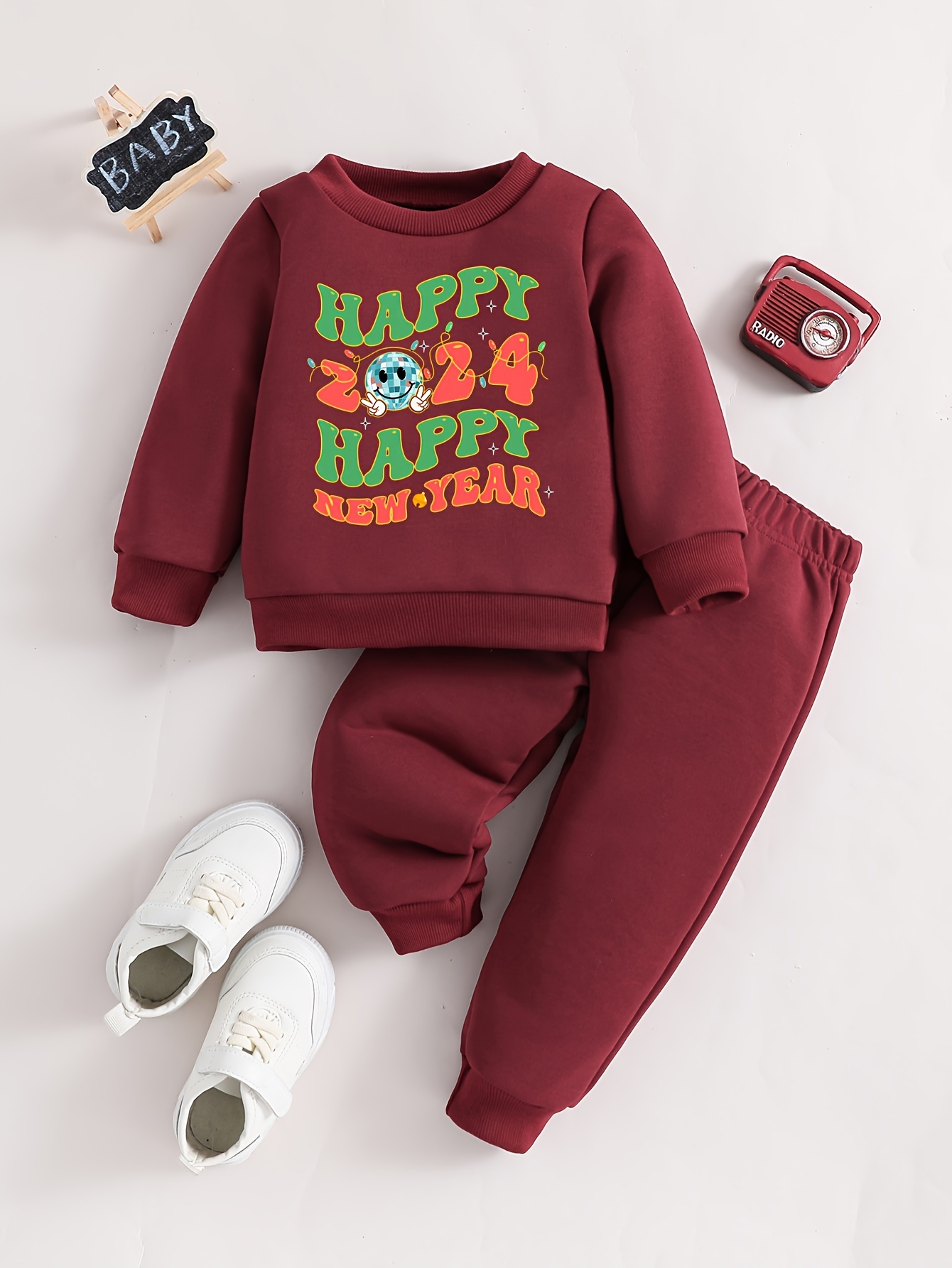 Baby Toddler Spring/fall Casual Comfy Stylish Outfits 2024 - Temu