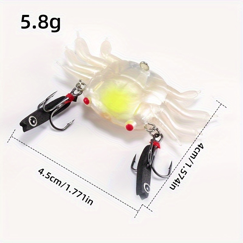 Artificial Crab-shaped Baits, 3d Simulation Crab Soft Lures With Sharp  Hooks, Sea Fishing Crankbaits - Temu United Arab Emirates