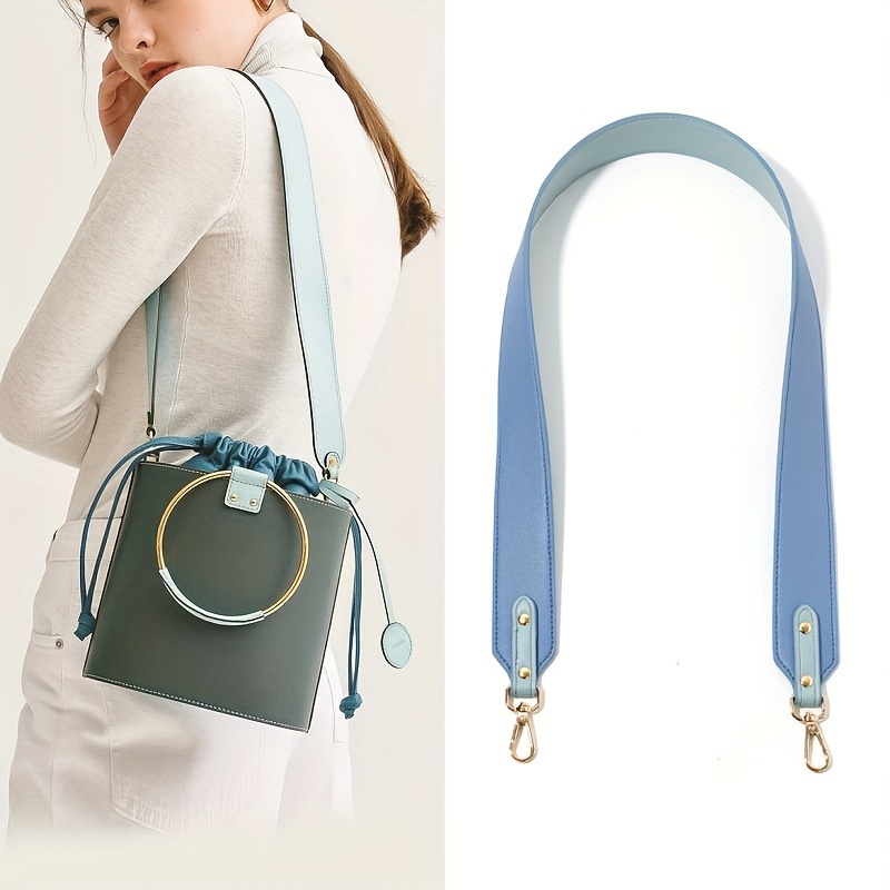 

Bag Strap Wide Shoulder Thickened Long Bag Strap Pu Leather Replaceable Double-sided Slant Cross Bag Shoulder Bag Accessories