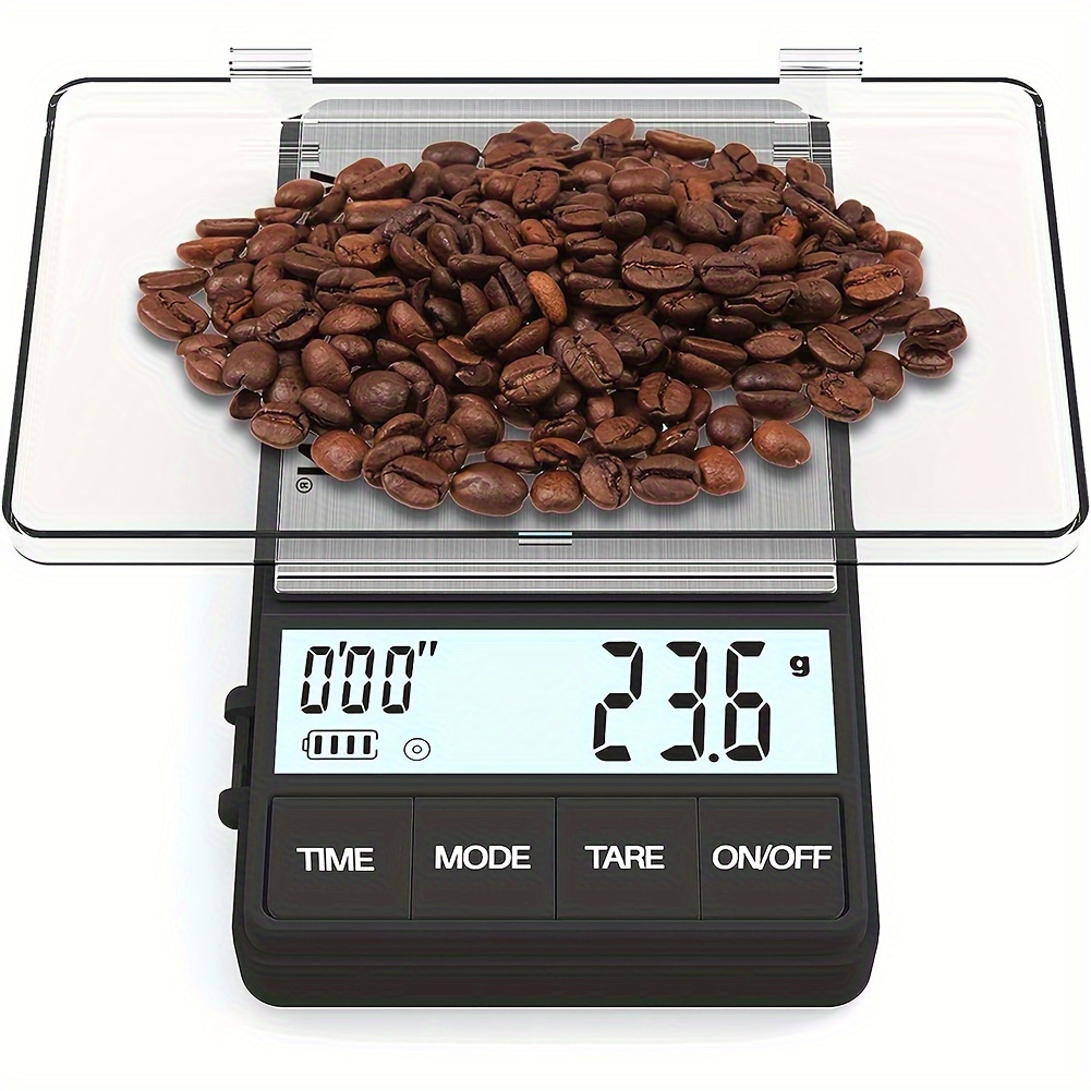 Espresso Scale With Timer, Drip Coffee Scale, Small And Handy Barista Scale,  Brew Drip Tray Coffee Scale, Backlit Lcd For Fast And Accurate Reading,  Convenient Digital Pocket Scale,kitchen Gadgets, Cheap Items 