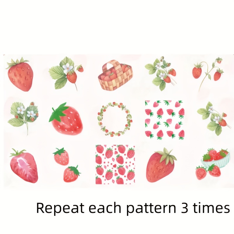 45pcs/box Strawberry Paper Sticker Kawaii Cute Sticker For Diary Fruit  Shape Decorative Scrapbooking Journal Supplies - Stationery Sticker -  AliExpress