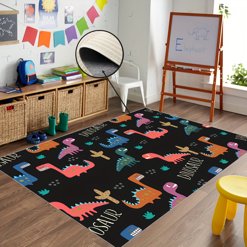 Alfombras infantiles antideslizantes y lavables para niños, alfombra de  aprendizaje educativa para sala de juegos, dormitorio, sistema solar,  alfombra