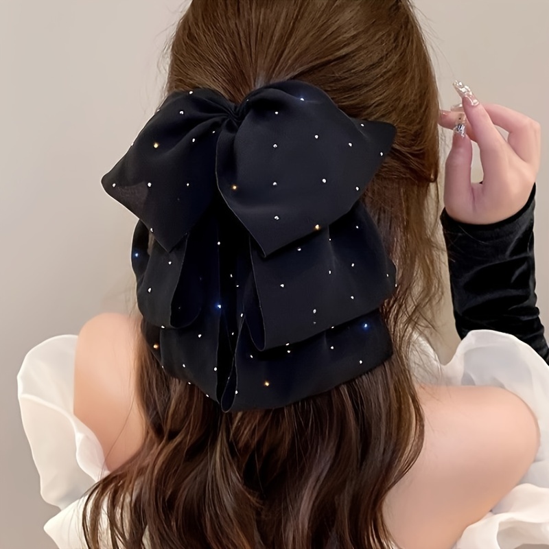 

Bow Rhinestones - , Ponytail For Women And