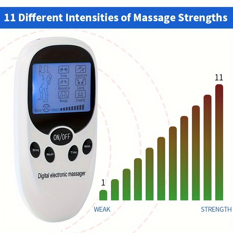 Digital Tense Machine Ems Massager Electric Pulse Muscle - Temu