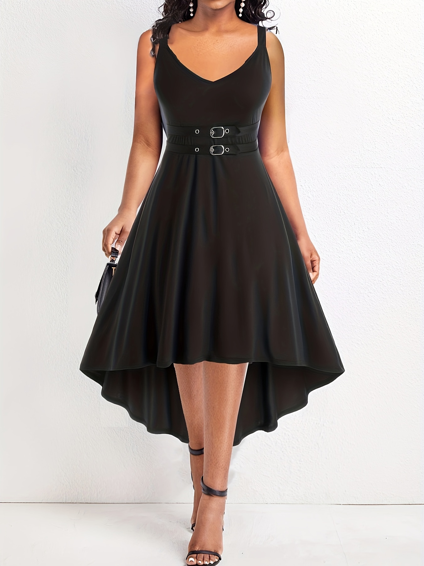 Black Formal Dress Plus - Temu