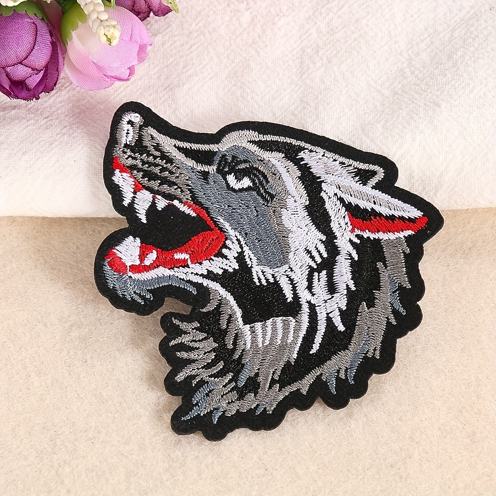 2pcs Tiger Pattern Embroidery Applique Animal Patches Heat Press Clothes  Appliques Iron-on Patches For Hats Jackets, Sew On Patches For Clothing Back