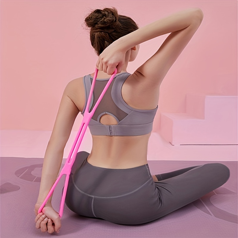 Yoga 8 shaped Tension Belt Elastic Fitness Stretching Rope - Temu