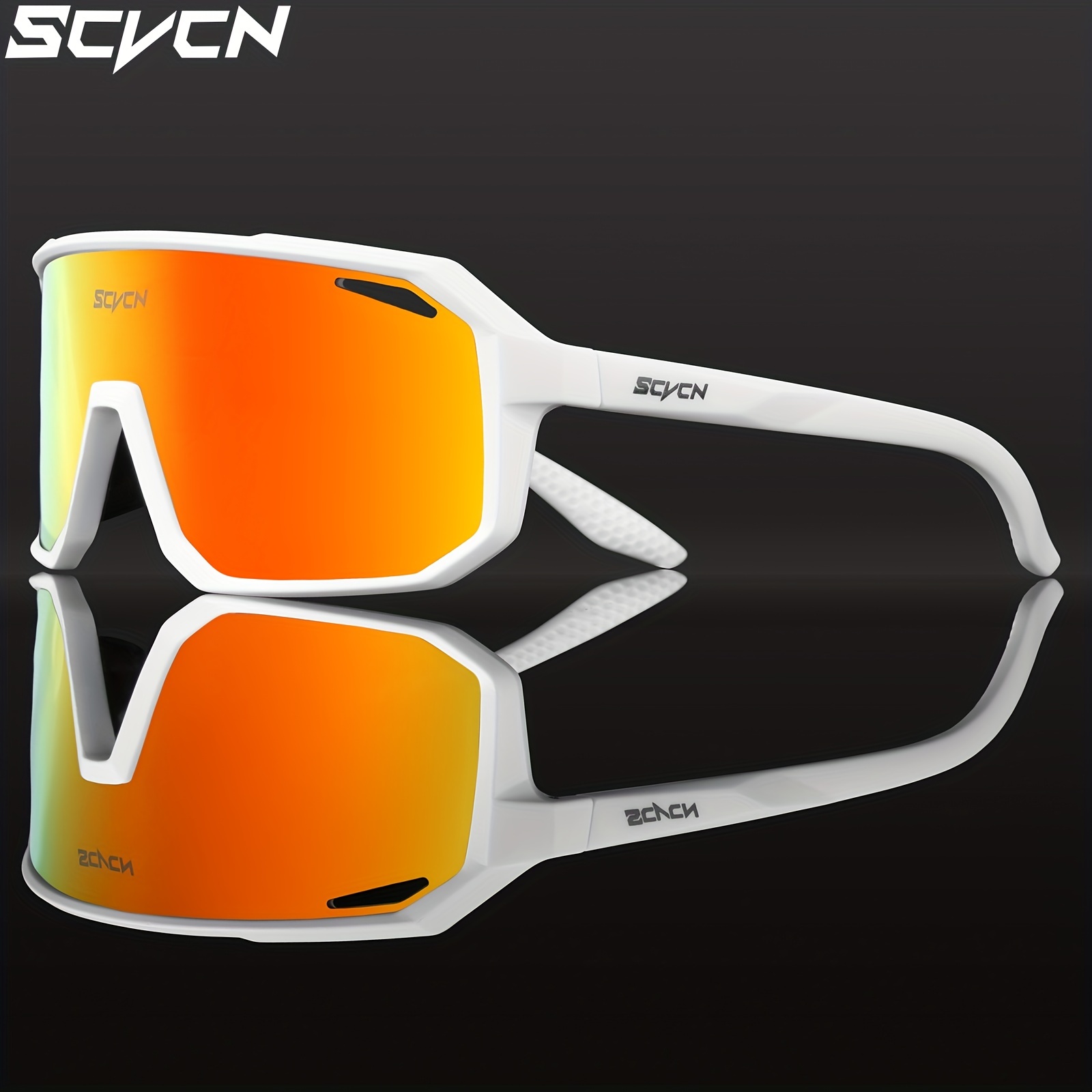 

Scvcn Cycling Sunglasses, Mtb Outdoor Sports Bike Cycling Glasses For Man Woman Bicycle Driving Fishing Golf Beach Baseball