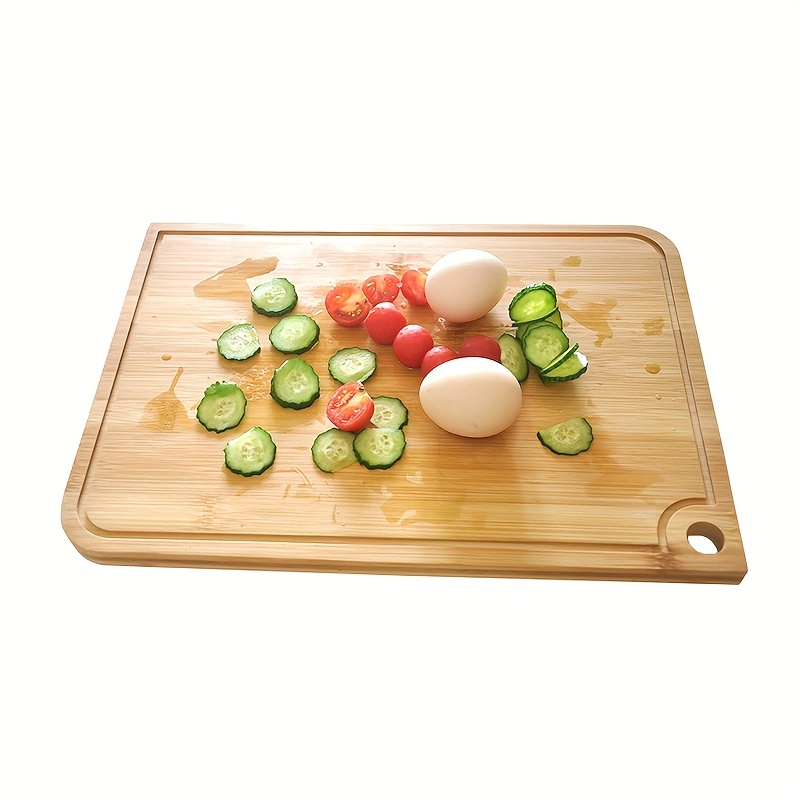 3 Different Sizes Of Bamboo Chopping Boards With Inner Handles, Thawing  Boards, Square Bamboo And Wood Chopping Boards, Kitchen Fruit Chopping  Boards, Camping Portable Small Vegetable Boards - Temu