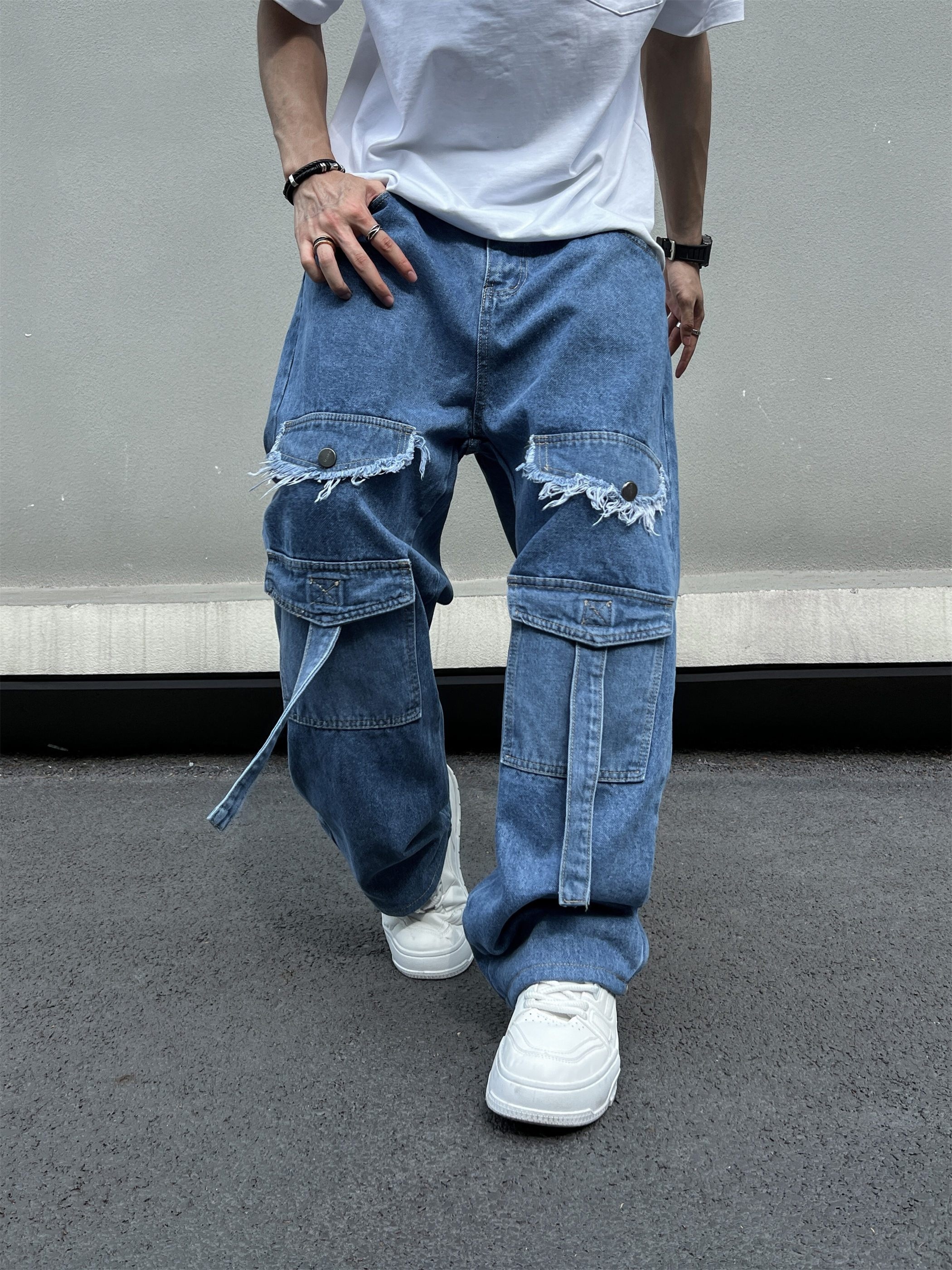 Baggy Cotton Denim Jeans