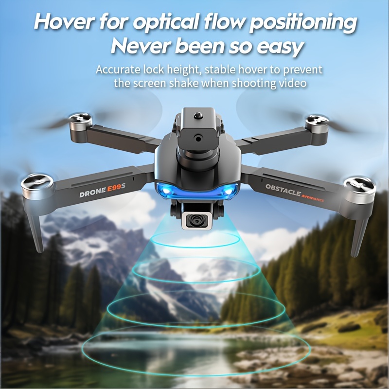 Obstacle Avoidance E99 Brushless Motor Aerial Drone Dual - Temu