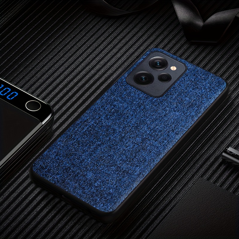 For POCO X5 Pro Case Leather Pattern Back Cover Funda Shockproof