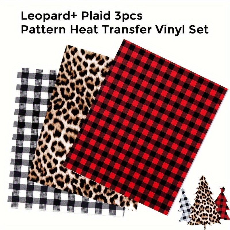 Buffalo Plaid HTV Vinyl Bundle | HTV for Cricut & Silhouette Cameo