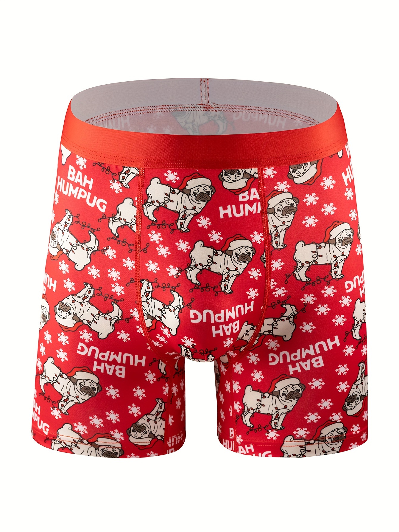 Christmas Puppy Dog Print Fashion Novelty Boxer Briefs - Temu