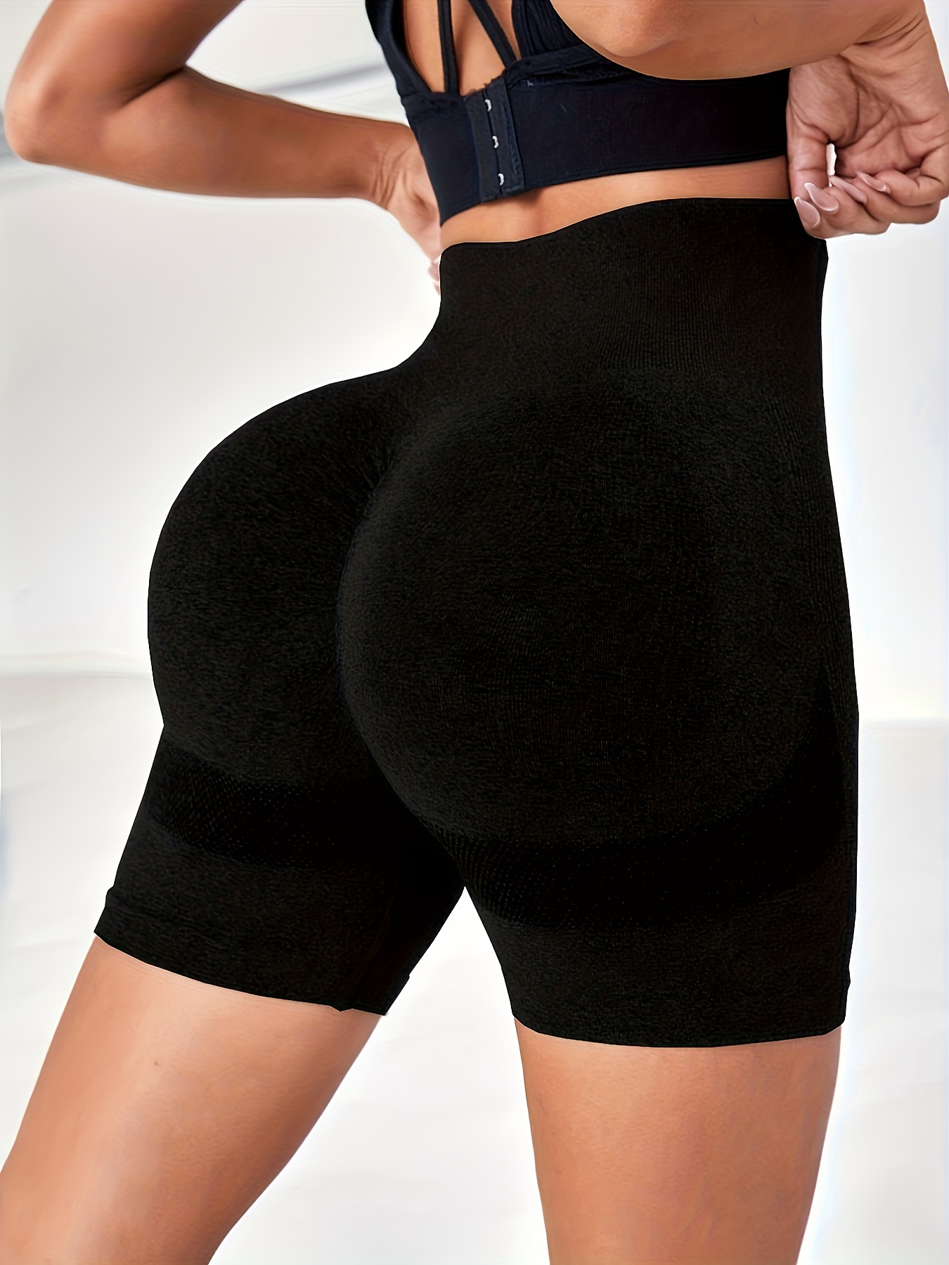 Butt Lifting Casual Yoga Short High Stretch Slim Fit Fitness - Temu Canada