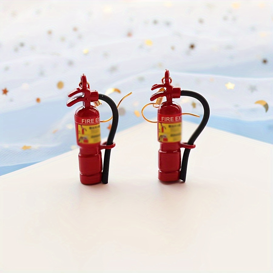 3pcs Mini extincteur de feu Modèles Extinguisher Pendentif Maison