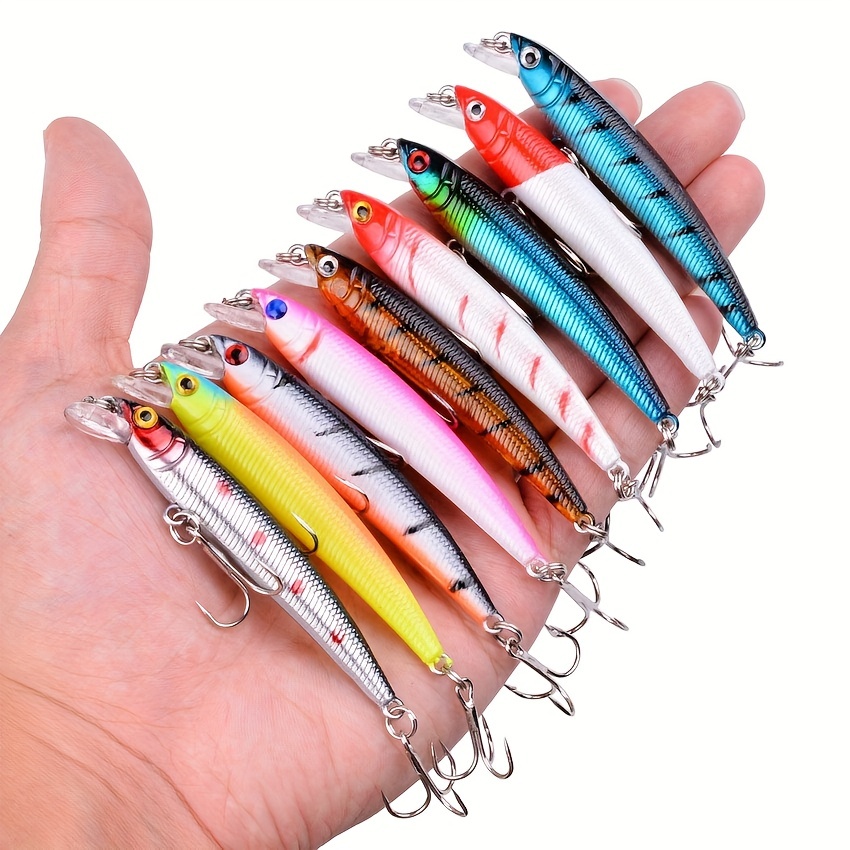 56pcs/lot Versatile Fishing Lure Set With Hooks, Crankbaits, And Spinners -  Perfect For Catching Carp And Other Fish