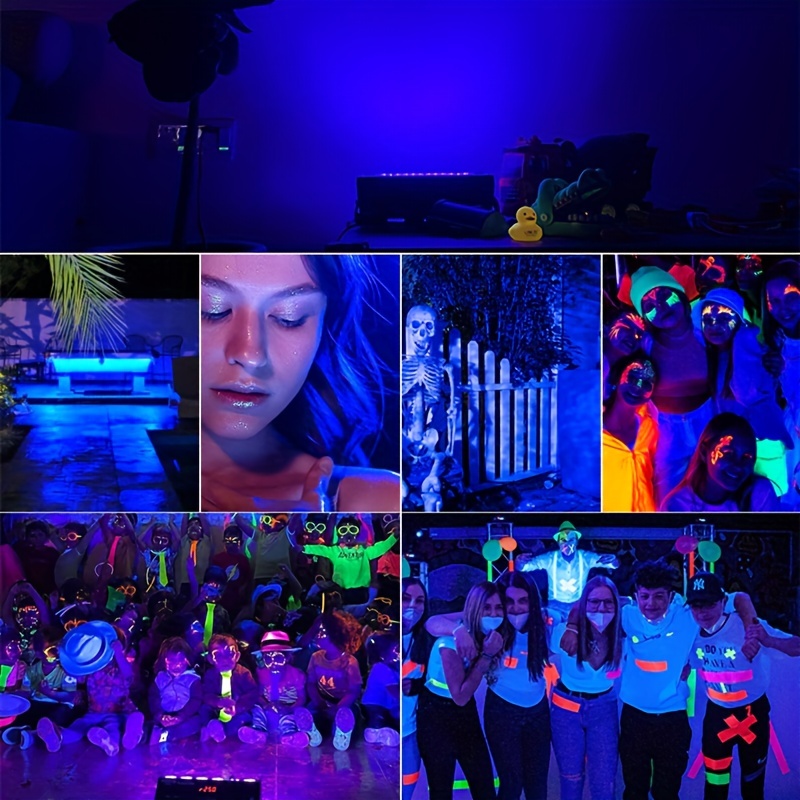 Glow Party World Shop - Black light LED glow party kits UV ultra violet  lights neon party
