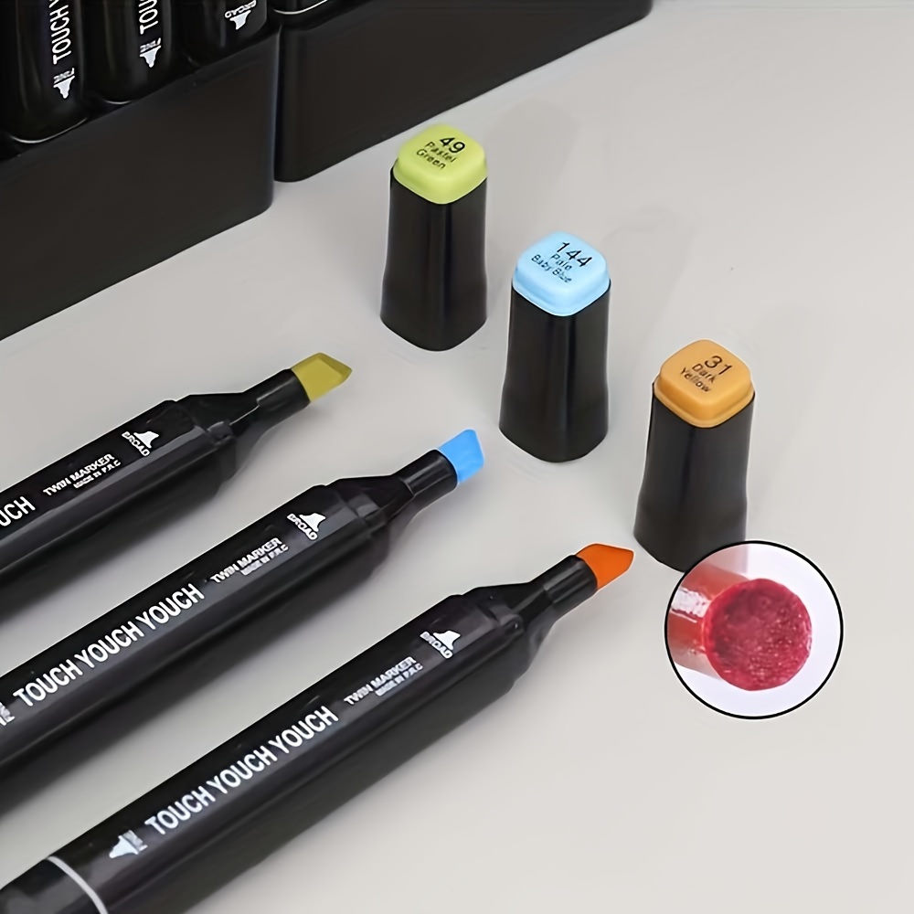 ARTIFY 80 Enhanced Colors Art Markers, Fine & Broad Dual Tips