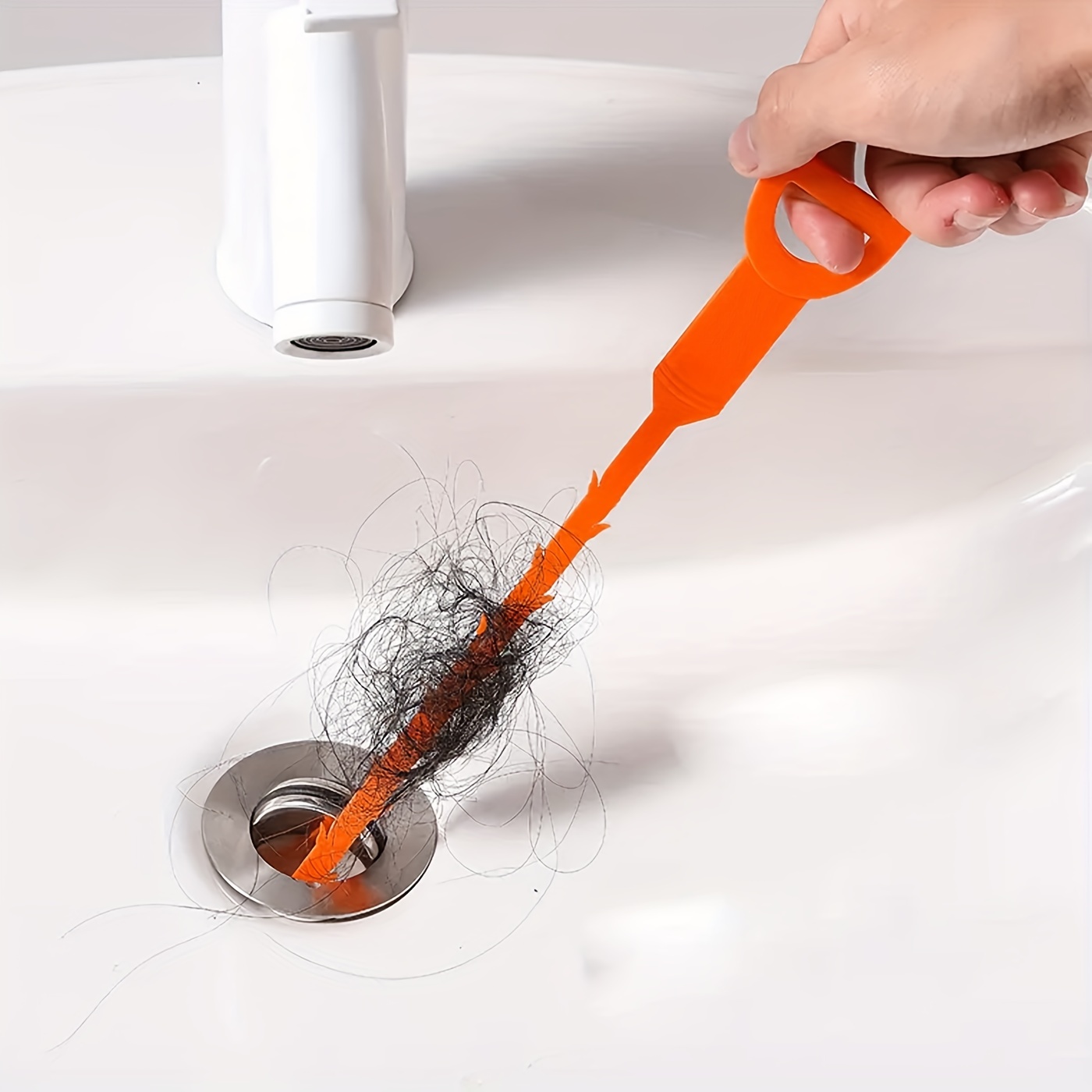 UPIT Clogged Drain Spring Cleaner Snake Auger Toilet Sewer Kitchen Sink  Bathtub Plumber Clog Remover (50FT (15meter)) - BopBay