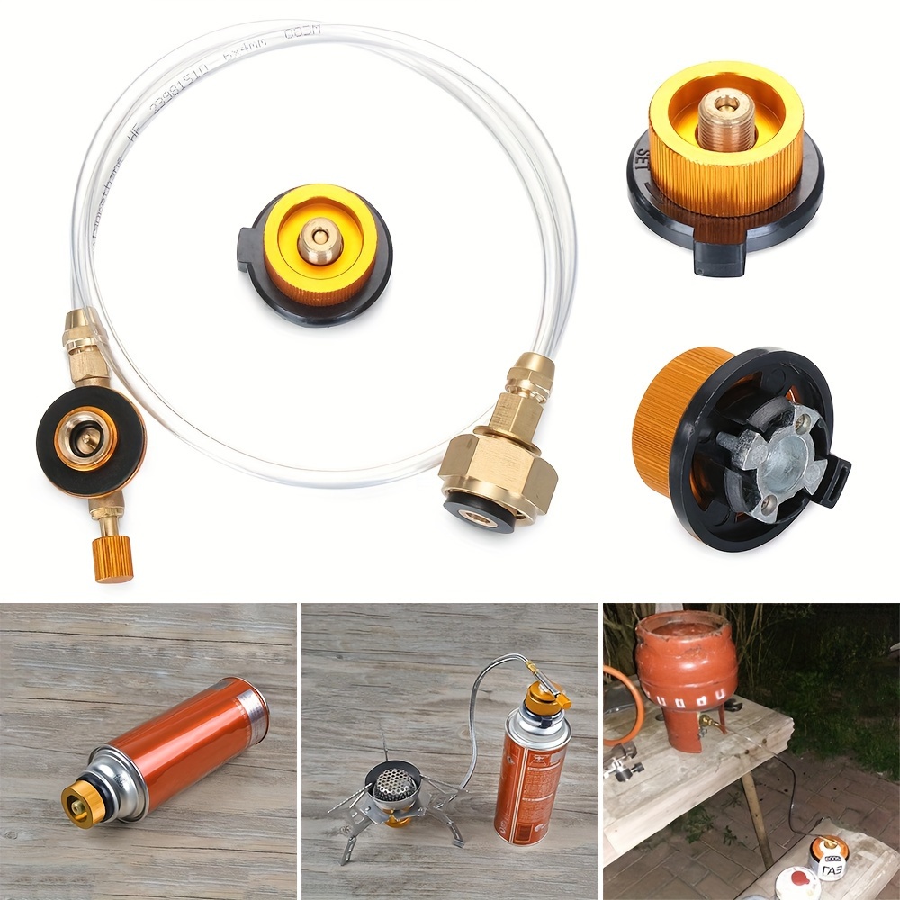 Outdoor Gas Tank Conversion Head Multi-purpose Stove Adapter Gas Cylinder  Refill LPG Cylinder Gas Adapter