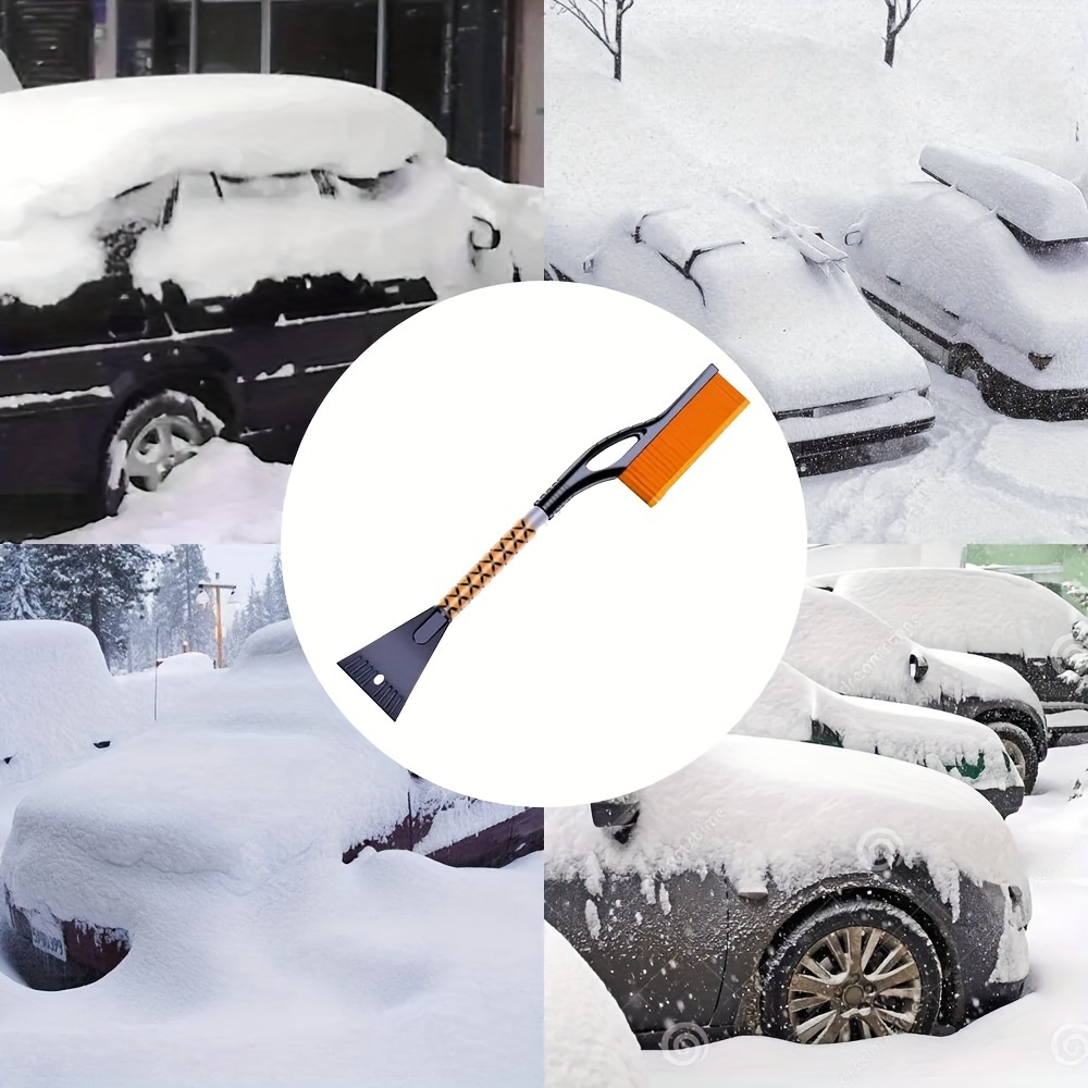 AstroAI ABS, PVC Bürste, 68CM Auto Reinigungsbürste Eiskratzer, Eisschaber,  Auto-Schneebesen