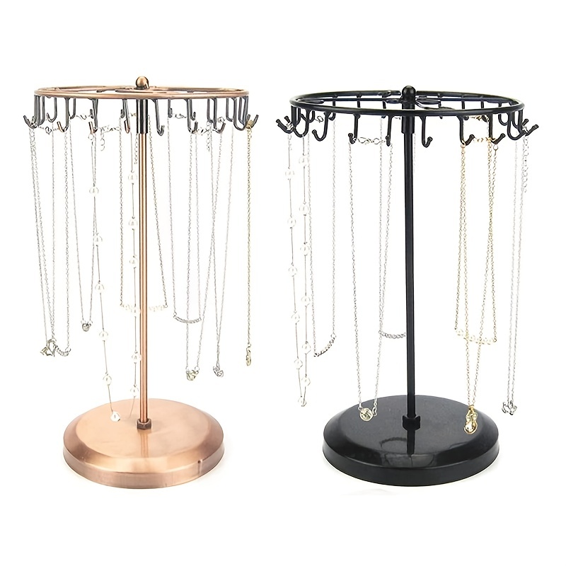 Vintage Metal Necklace Holder Organizer Jewelry Display Rack - Temu