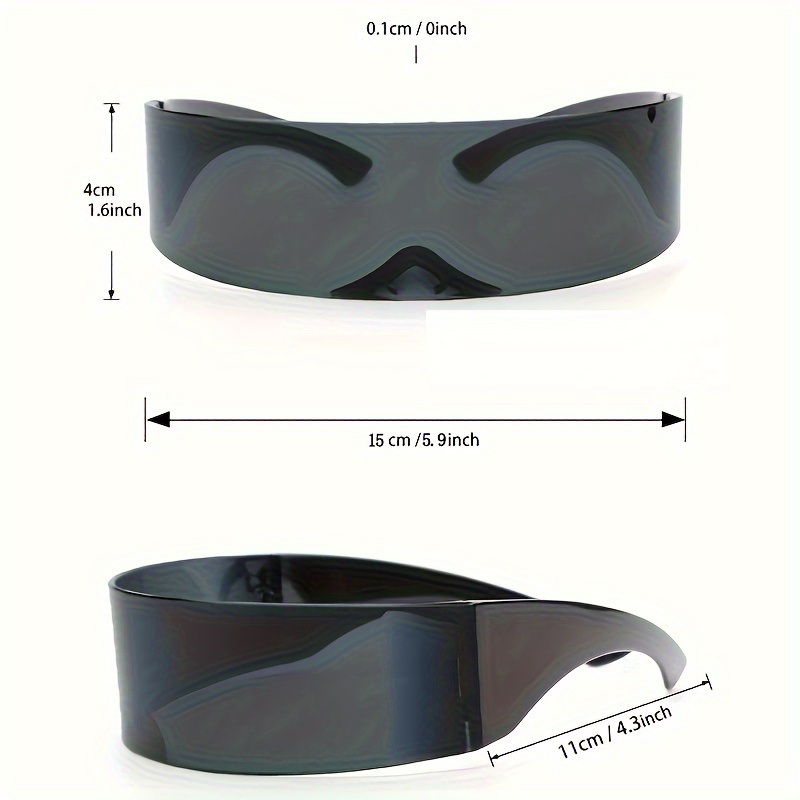 2pairs Futuristic Rimless Cool Sunglasses For Men Women Birthday Party  Holiday Decors Photo Props Ideal Choice For Gifts, Shop The Latest Trends