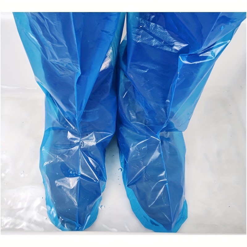 Cubrezapatos Largos es Impermeable Desechable Plástico Antideslizante  Protector Botas Cubre Hogar Cubrezapatos A Prueba De Polvo LJJO7781 De 0,47  €