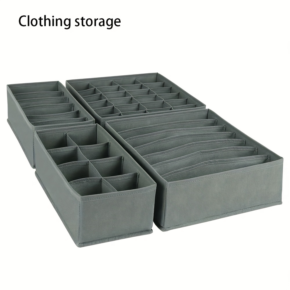 1 caja de almacenamiento plegable para calcetines y ropa - Temu