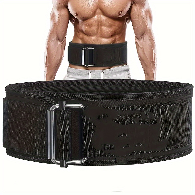 Heavy Duty Pu Leather Weight Lifting Belt Waist Support - Temu United  Kingdom
