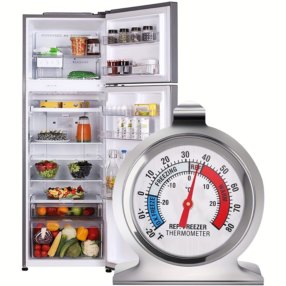 2pcs Fridge Thermometer Refrigerator Thermometer,lcd Digital Fridge Freezer  Thermometer Monitor