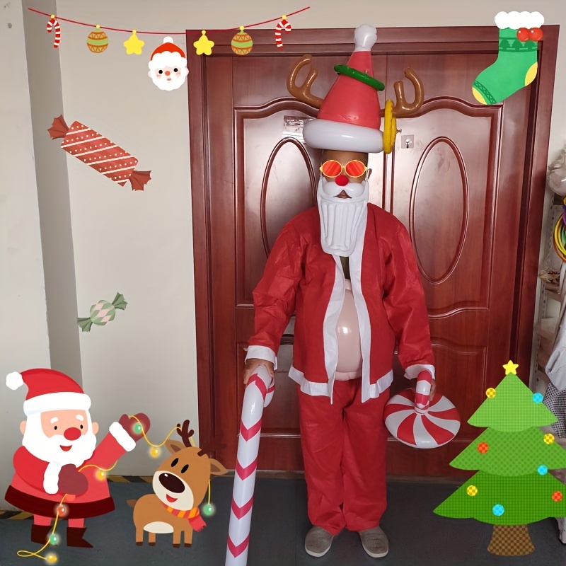 Pvc on sale santa costume