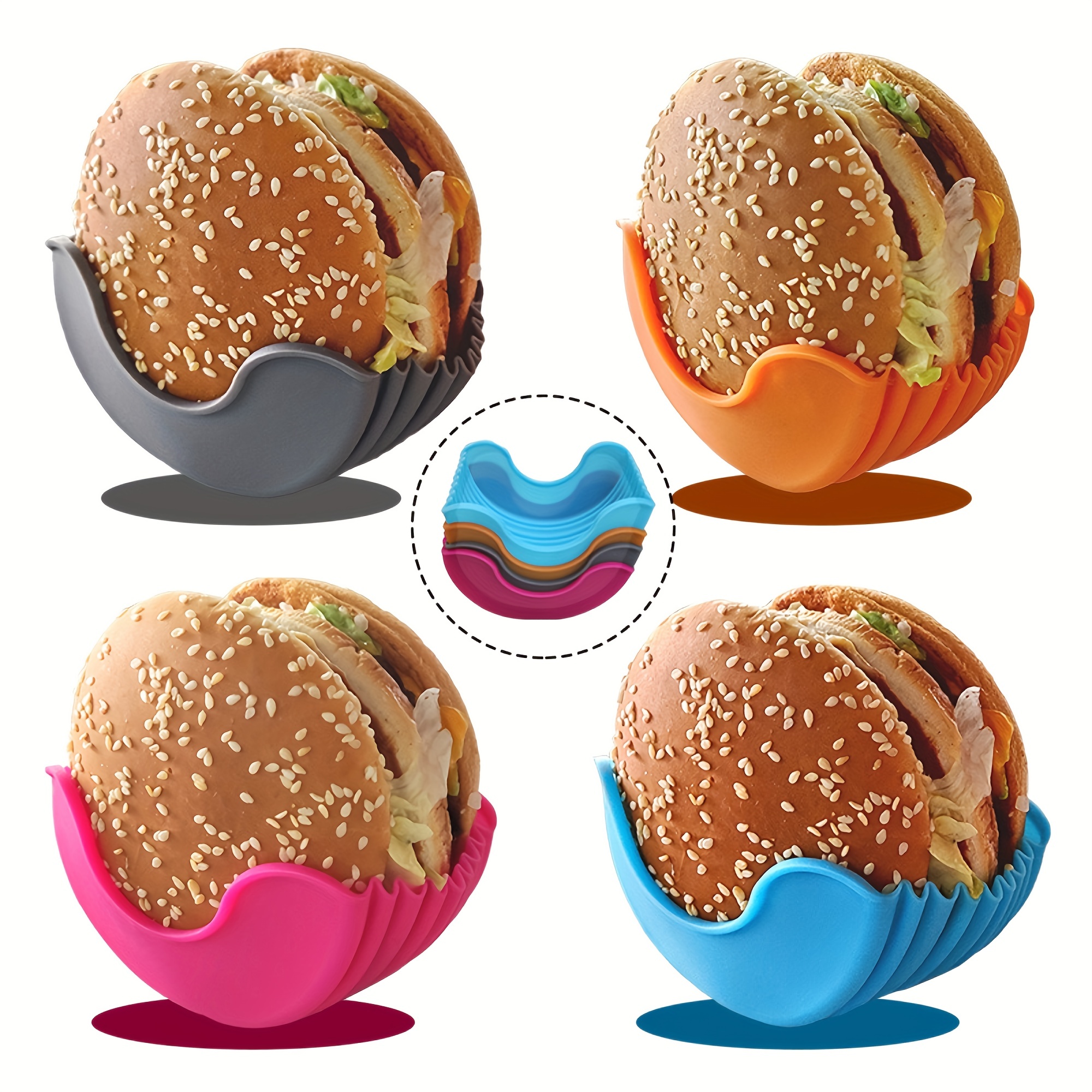 Adjustable Burger Fixed Box Retractable Holder