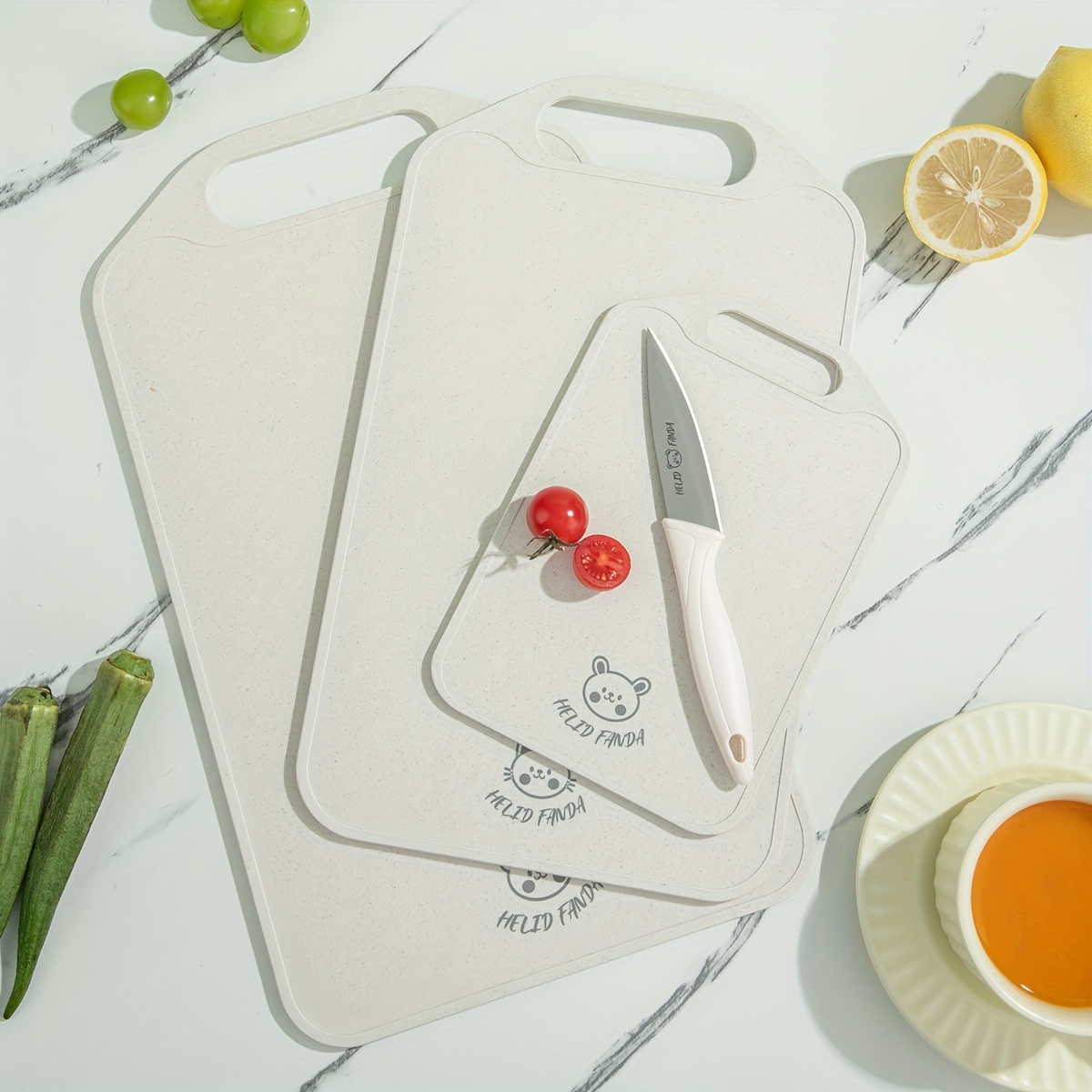 1 Cutting Board Plastic Chopping Board With Storage - Temu