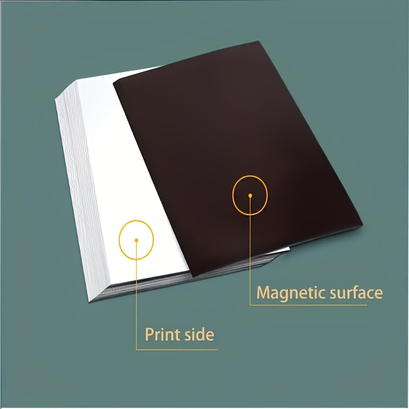 Printable Magnetic Sheets Non Adhesive 13.5mil A4 Thick - Temu Austria