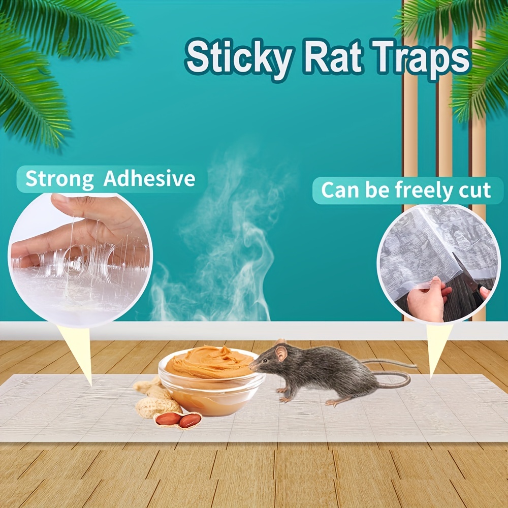 30 Pcs Mouse Traps Mouse Glue Traps with Enhanced Stickiness Sticky Traps  for Mice, Rats Sticky Pads Mouse Glue Boards Pest Control Traps for House