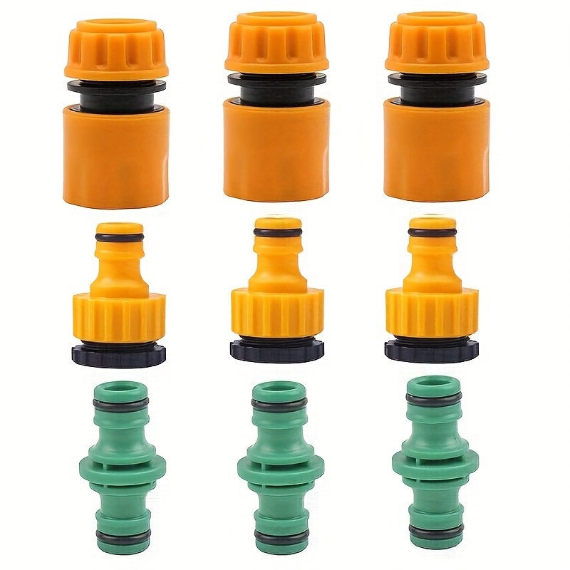 

3pcs, Garden Quick Hose Connector 1/2inch End Double Male Hose Coupling Joint Adapter Extender Set For Hose Joint Irrigation Systems