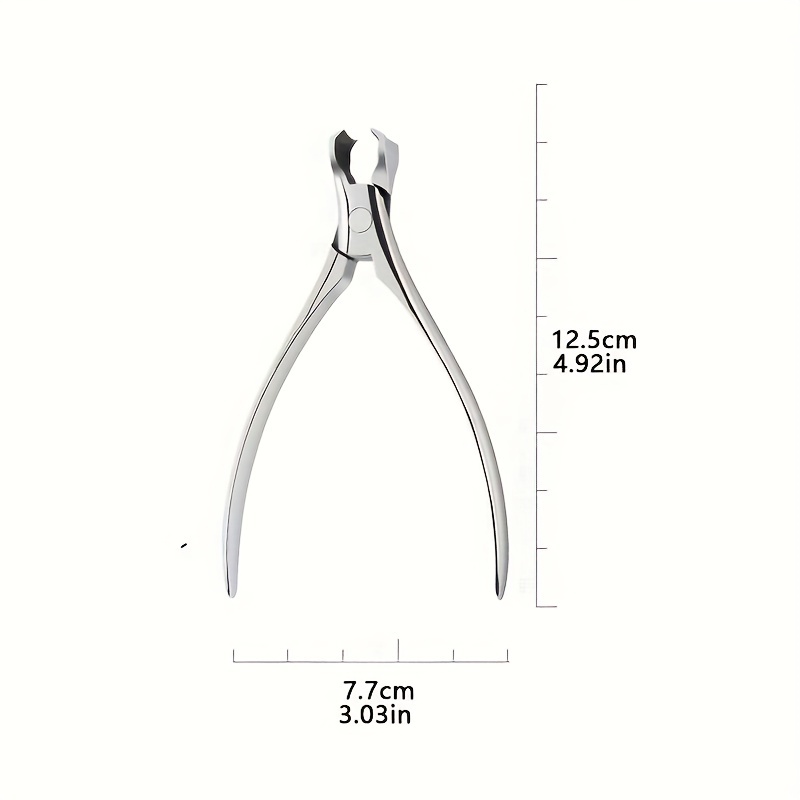 Portable Stainless Steel Nail Clippers for Thick Nails, Manicure Tool