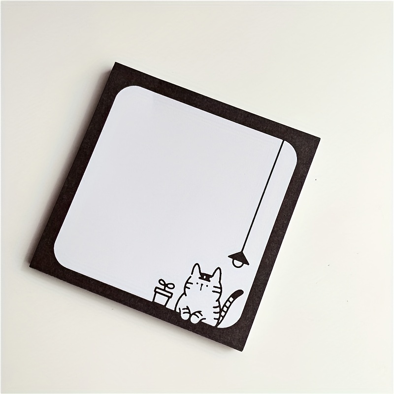 Acheter Carnet de notes mignon chat en Carton, petit autocollant, petit  bloc-notes, fournitures pour étudiants, Note autocollante