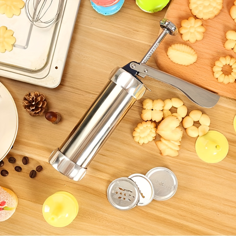 Cookie Maker Machine Kit Spritz Dough Biscuit Press Set Biscuits